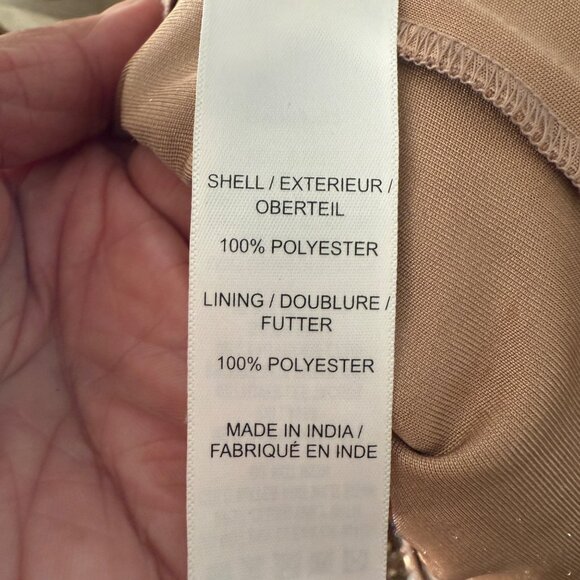 Adrianna Papell Strapless Embellished Diamond-Pattern Mini Dress - Picture 8 of 8